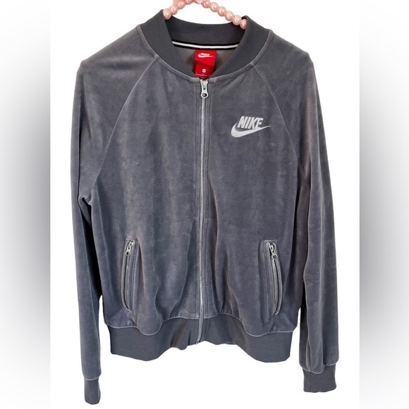 Nike Dark Grey Full Zip Sport Jacket, Size Small - Picture 1 of 6
